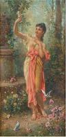 Zatzka, Hans - Hans Zatzka canvas painting III